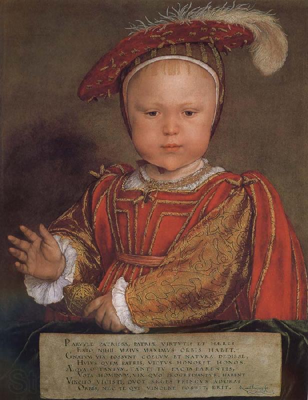 Hans Holbein Childhood portrait of Edward V Germany oil painting art